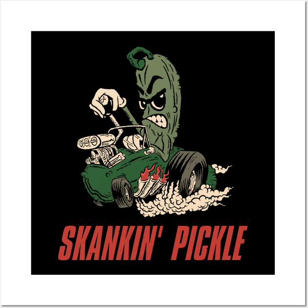 skankin pickle Wall Art by VizRad